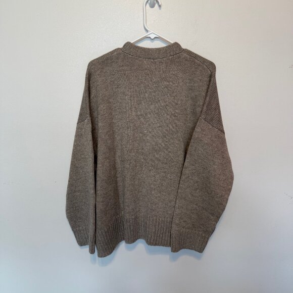NWT The Drop Heather Mushroom V-Neck Cardigan Sweater - Picture 3 of 7